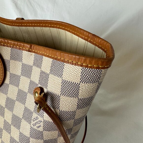 Louis Vuitton Neverfull NM MM Damier Azur - Guaranteed Authentic - Picture 6 of 15